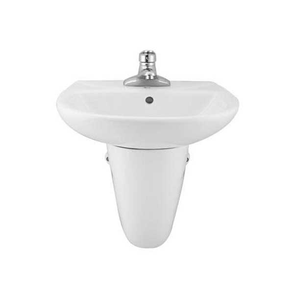 Chậu treo tường chân lửng ECD124 - 3 Lỗ