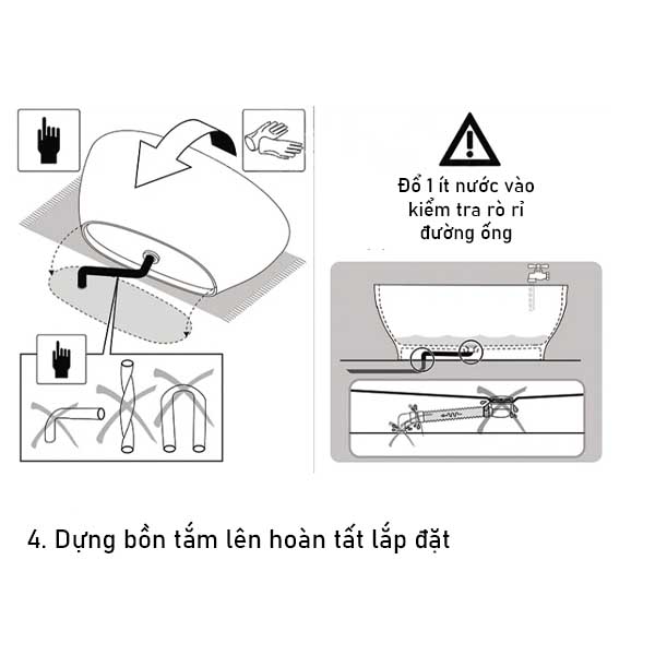 Bồn tắm solid surface PYS8833