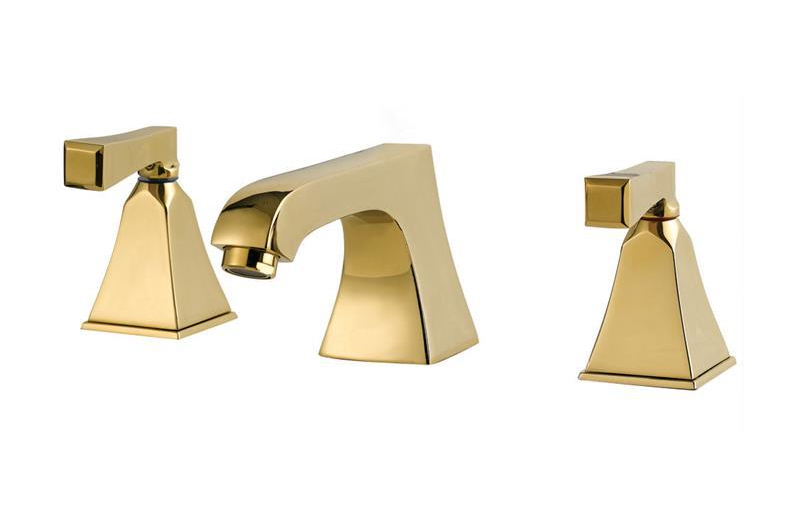 Vòi chậu Lavabo Swass SV-137YM ( 3 chân,vàng mờ)