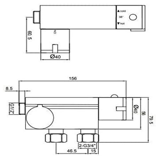 thông số kĩ thuật Vòi xịt vệ sinh nóng lạnh Swass VXA-107A Điều chỉnh nhiệt độ