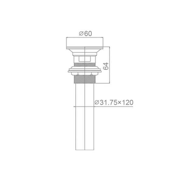 Bộ xả lật Ecod/EP120