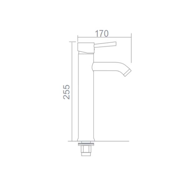 Vòi chậu nóng lạnh Ecod/ML307V2 2 Vòi chậu nóng lạnh ML307V2