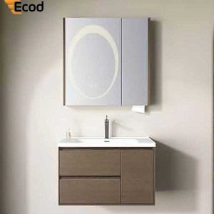 Bộ tủ chậu lavabo EC216 - 80 (Cả bộ)