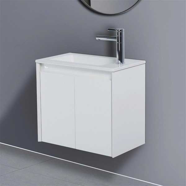 Bộ tủ chậu EC5633 trắng 