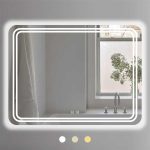 Gương Chữ Nhật 60x80 cm led bo góc Ecod/EG6080
