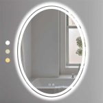 Gương elip 60x80 cm led viền Ecod/EGE6080