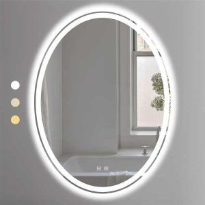 Gương elip 60x80 cm led viền Ecod/EGE6080