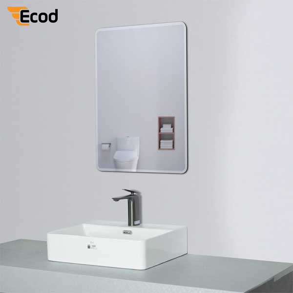 Gương chữ nhật 50x70 cm bo góc vát cạnh - EGT5070