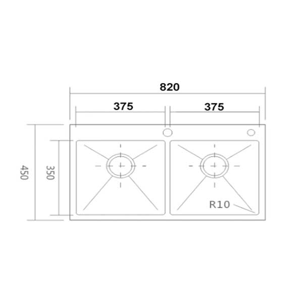 Chậu Rửa Bát EKT8245CD