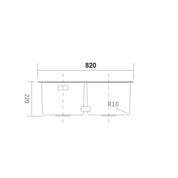 Chậu Rửa Bát EKT8245CD 3 Chậu Rửa Bát EKT8245CD