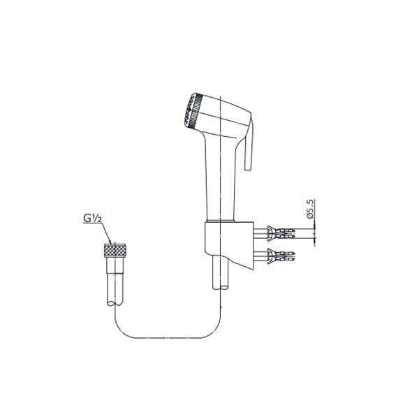 Xịt rửa vệ sinh EX103DN