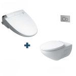 Bồn cầu treo tường nắp điện tử INAX AC-23P + CW-KA22AVN