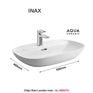 Chậu Rửa Lavabo Inax AL-692V Đặt Bàn