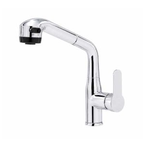 Vòi rửa bát nóng lạnh dây rút AMY AM7006
