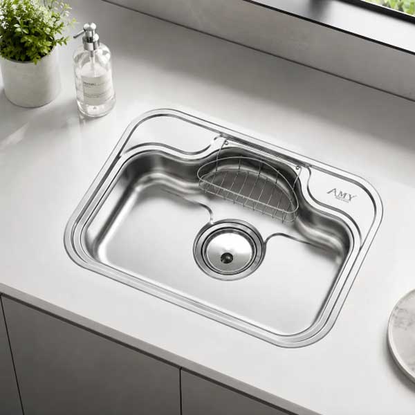 Chậu rửa 1 hố đại dương vành AMY AM 740