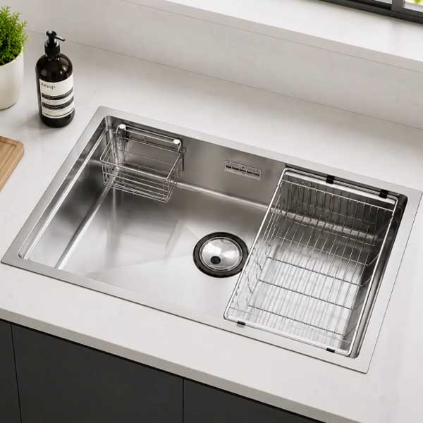 Chậu rửa Inox 1 hố đại AMY - AM 8270A 2 Chậu rửa Inox 1 hố đại AMY - AM 8270A