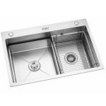 Chậu rửa 1 hố giật cấp mặt sần AMY - AM 8280
