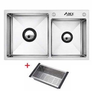 Chậu rửa bát thủ công cao cấp AMY AM8282N