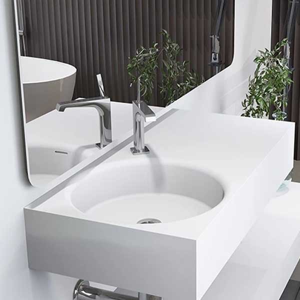 Chậu bàn đá Solid surface Ecod-PYS9019