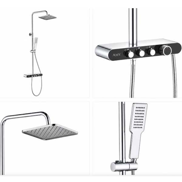 Sen tắm cây nóng lạnh cao cấp có vòi xả dưới AMY AM9125N 2 Sen tắm cây nóng lạnh cao cấp có vòi xả dưới AMY AM9125N