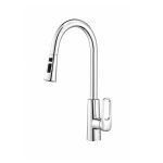 Vòi bếp nóng lạnh cắm chậu rút dây, bát sen 2 chế độ AMY AM1008