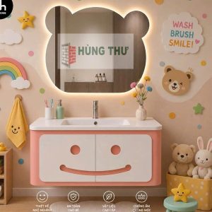 Bộ tủ chậu nhựa PVC Haruki KIDS 005 ( 800-1000 mm)