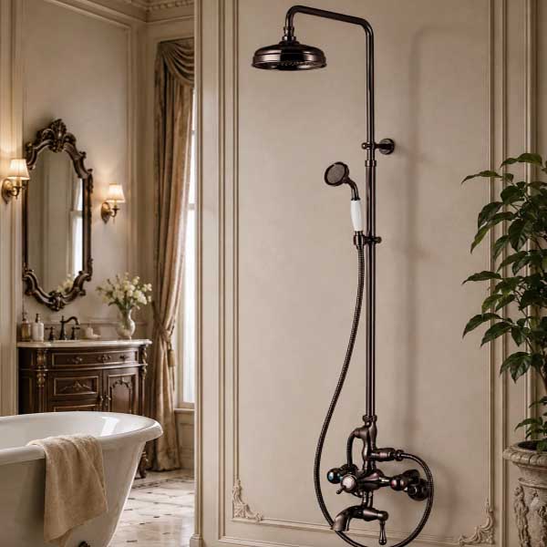 Sen tắm cây nhiệt độ CLASSIC 65C1030-11 Đồng cổ
