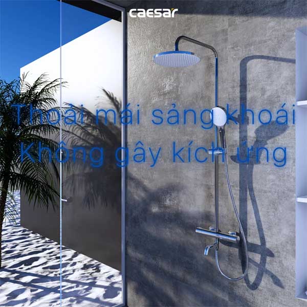Bộ Sen Cây Tắm Nhiệt Độ CAESAR S1038S