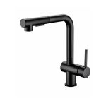 Vòi bếp nóng lạnh rút dây màu Niken Đen CLASSIC KNN1388