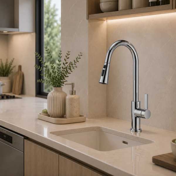 Vòi bếp nóng lạnh CLASSIC KPU1416 2 Vòi bếp nóng lạnh CLASSIC KPU1416