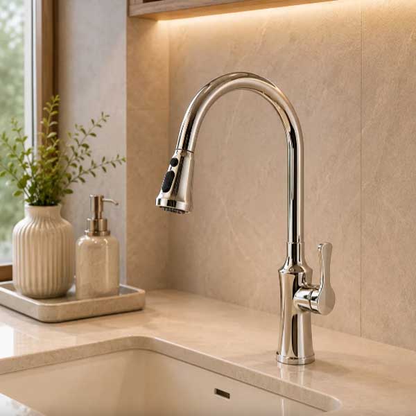 Vòi bếp rút dây nóng lạnh CLASSIC KPU1419N 2 Vòi bếp rút dây nóng lạnh CLASSIC KPU1419N