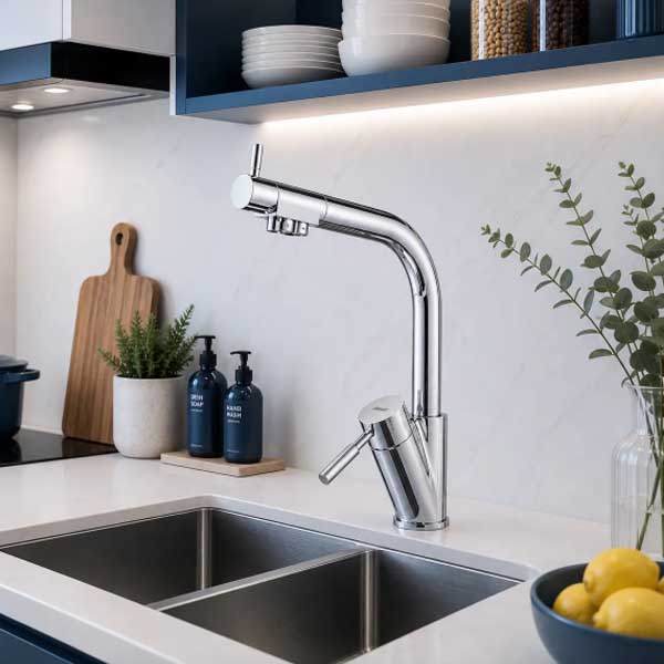 Vòi bếp nóng lạnh 3 đường nước CLASSIC  KRN1456