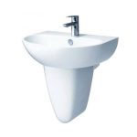 Chậu Rửa Lavabo Chân Ngắn Caesar L2150 + P2443