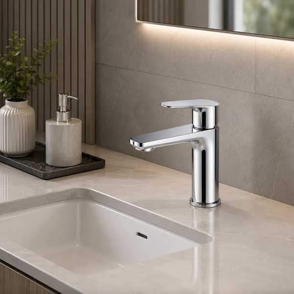 Vòi chậu cao nóng lạnh 1 lỗ CLASSIC BNP5010 2 Vòi chậu cao nóng lạnh 1 lỗ CLASSIC BNP5010