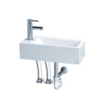 Chậu Lavabo Vòi Trái Treo Tường CAESAR LF5239L Đặt Bàn