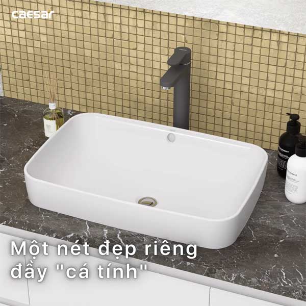 Chậu Rửa Lavabo Đặt Bàn Caesar L5262 