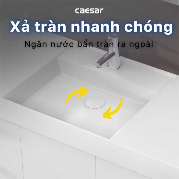 Chậu Rửa Lavabo Treo Tường - Đặt Bàn CAESAR LF5388