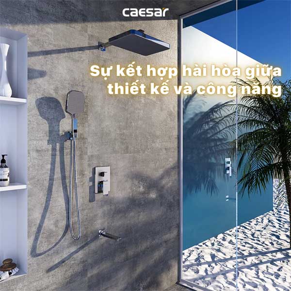 Sen Tắm Âm Tường Nóng Lạnh 3 Chế Độ CAESAR BS659