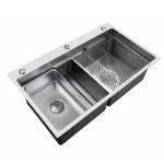 Chậu rửa hai hố cân giật cấp CLASSIC DS8248