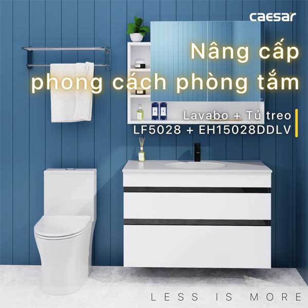 Bộ Tủ Chậu Lavabo LF5028 + EH15028DDLV