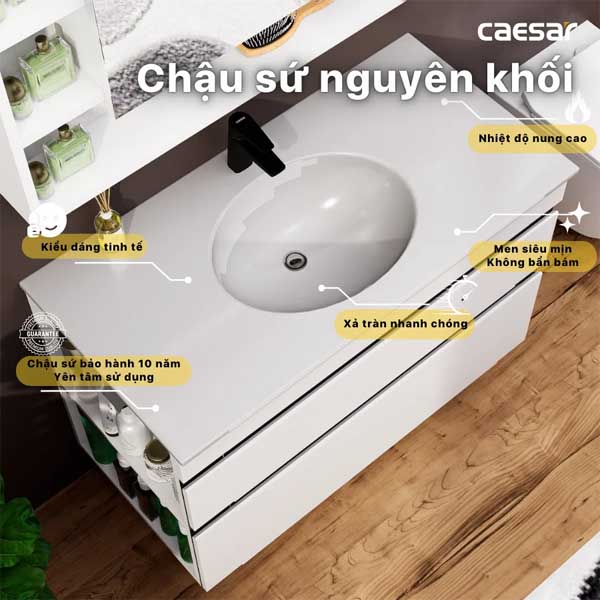 Bộ Tủ Chậu Lavabo LF5028 + EH15028DDLV