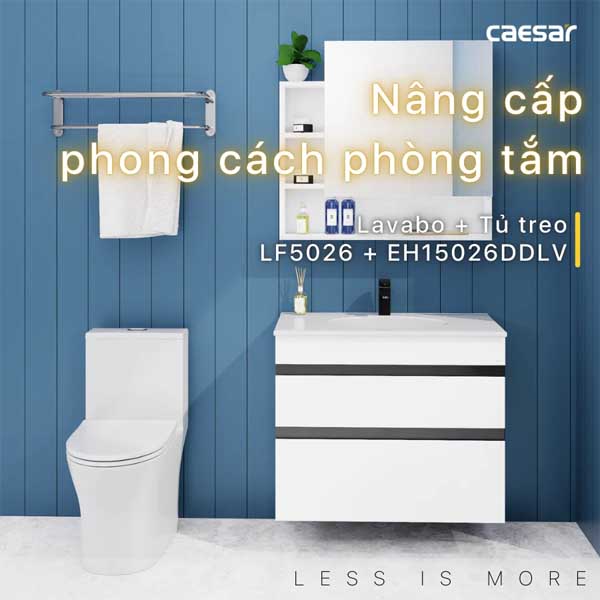 Bộ Tủ Chậu Lavabo LF5026 + EH15026DDLV