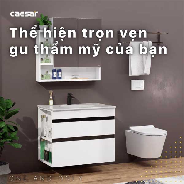Bộ Tủ Chậu Lavabo LF5026 + EH15026DDLV