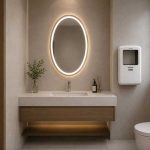 Gương LED khung Aluminum viền vàng cao cấp CLASSIC CLG 340