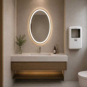 Gương LED khung Aluminum viền vàng cao cấp CLASSIC CLG 340