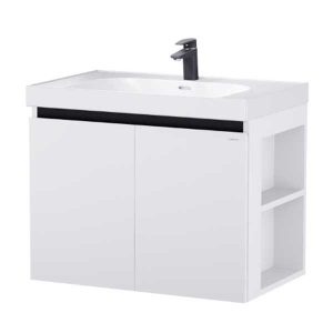 Bộ Tủ Chậu Lavabo Caesar LF5358 + EH15358CRV Chữ Nhật