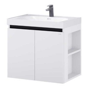 Bộ Tủ Chậu Lavabo Treo Tường Caesar LF5357 + EH15357CRV
