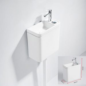 Két treo bằng sứ cho xí xổm SWASS SW503 ( két treo két hợp lavabo,chậu rửa tay )