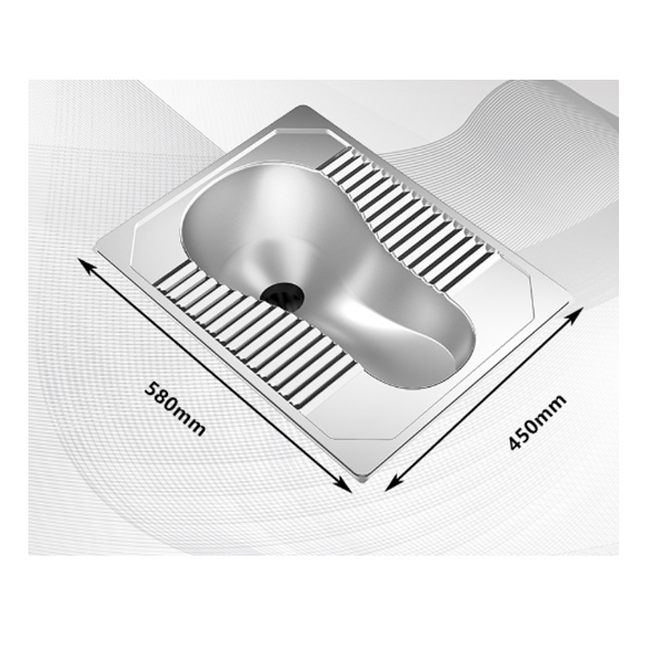 Xí xổm Inox SU 304 SWASS - SW 514 1 Xí xổm Inox su304 Swass SW 514
