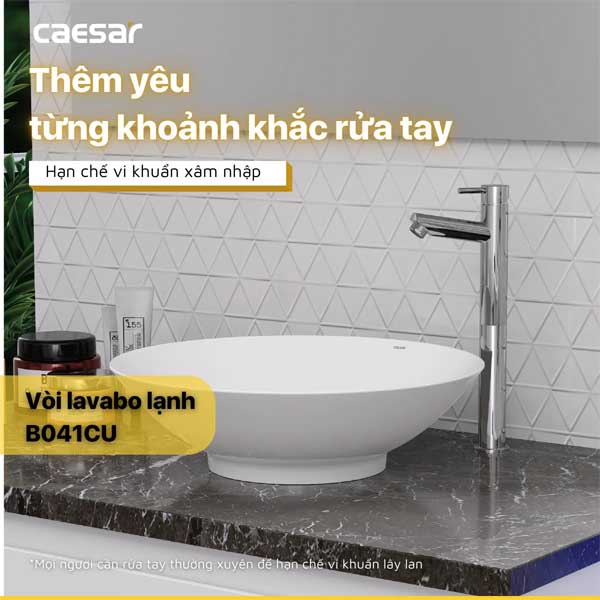Vòi Lavabo Lạnh Caesar B041CU